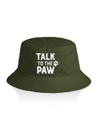 Talk To The Paw Bucket Hat