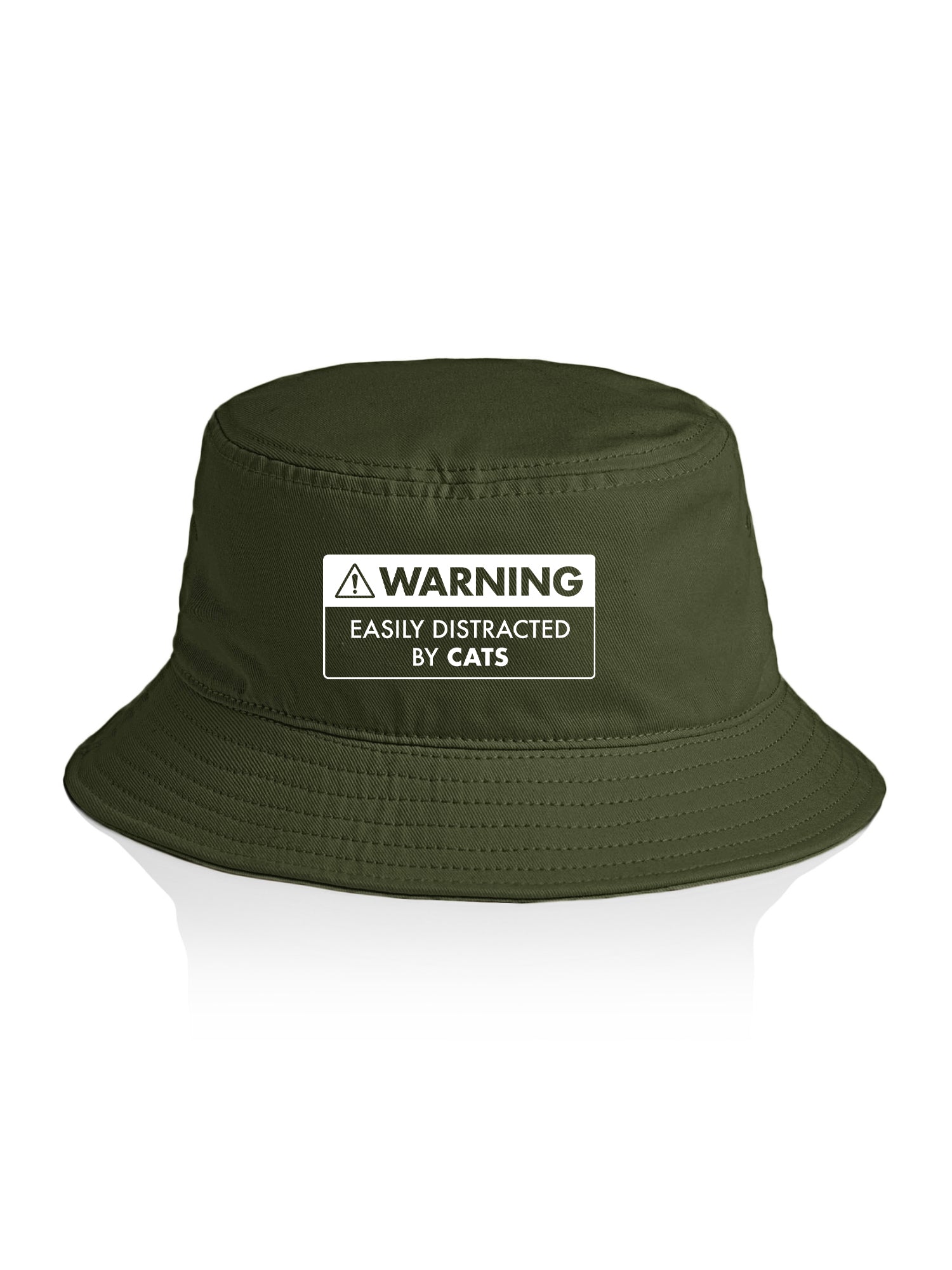 Warning Sign! Easily Distracted By... Customisable Bucket Hat