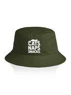 Cats. Naps. Snacks. Bucket Hat