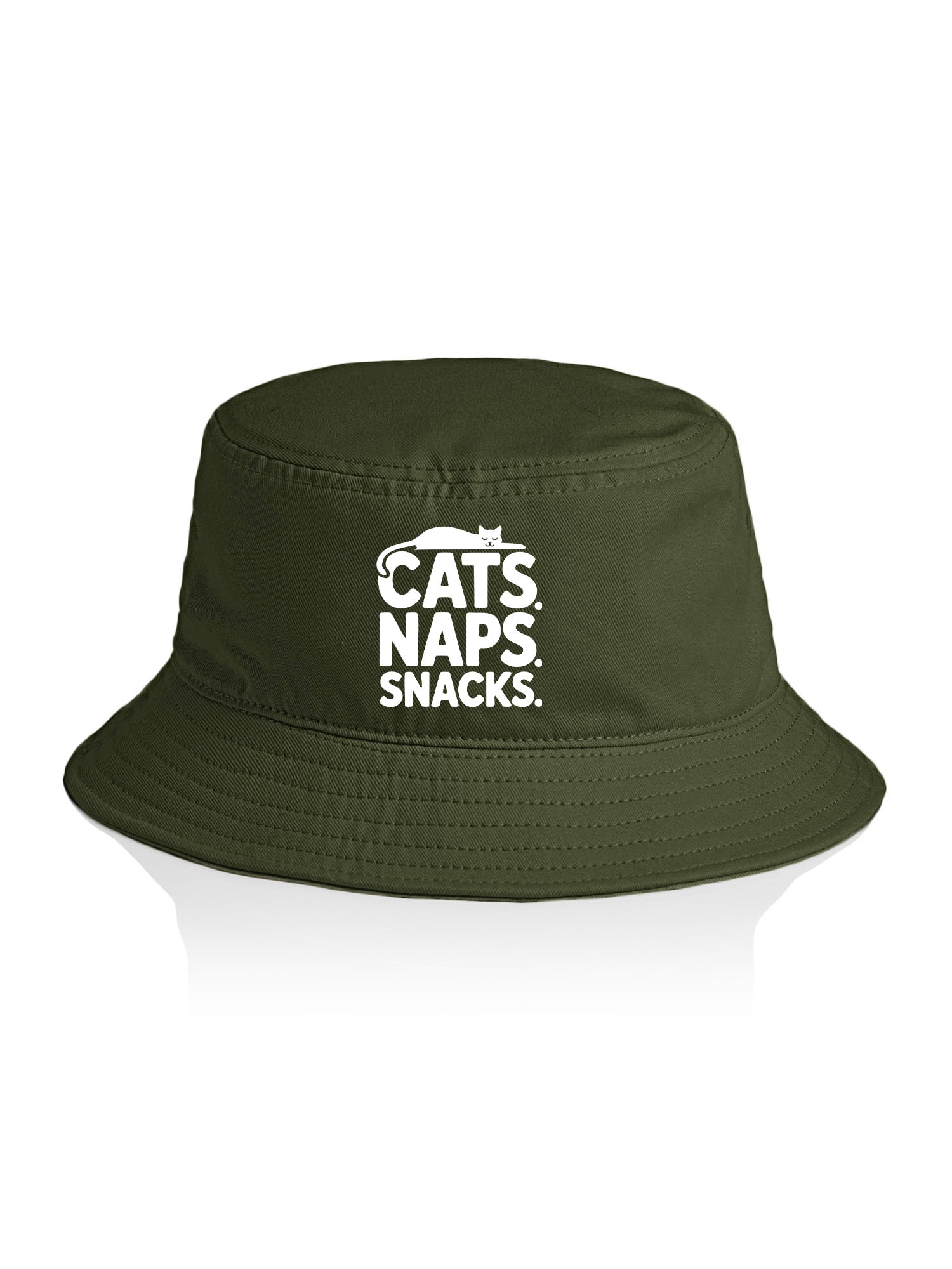 Cats. Naps. Snacks. Bucket Hat