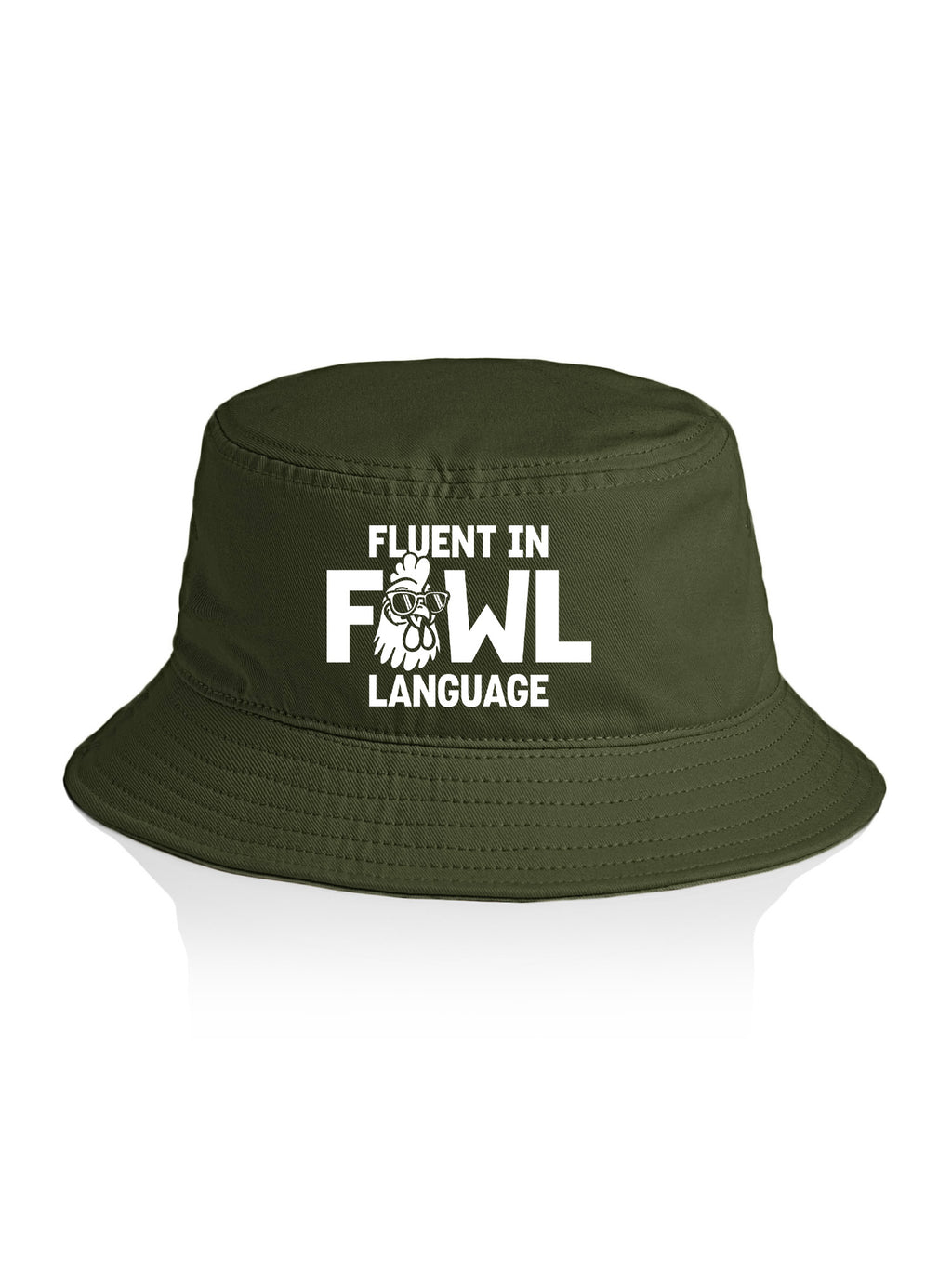 Fluent In Fowl Language Bucket Hat