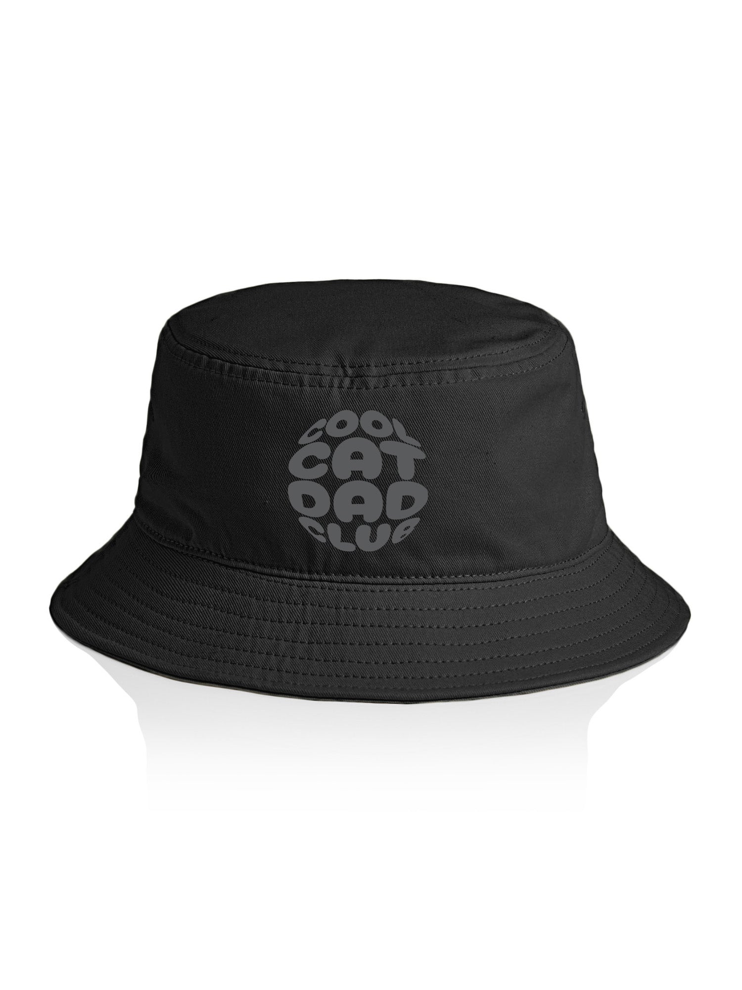 Cool Cat Dad Club Orb Bucket Hat