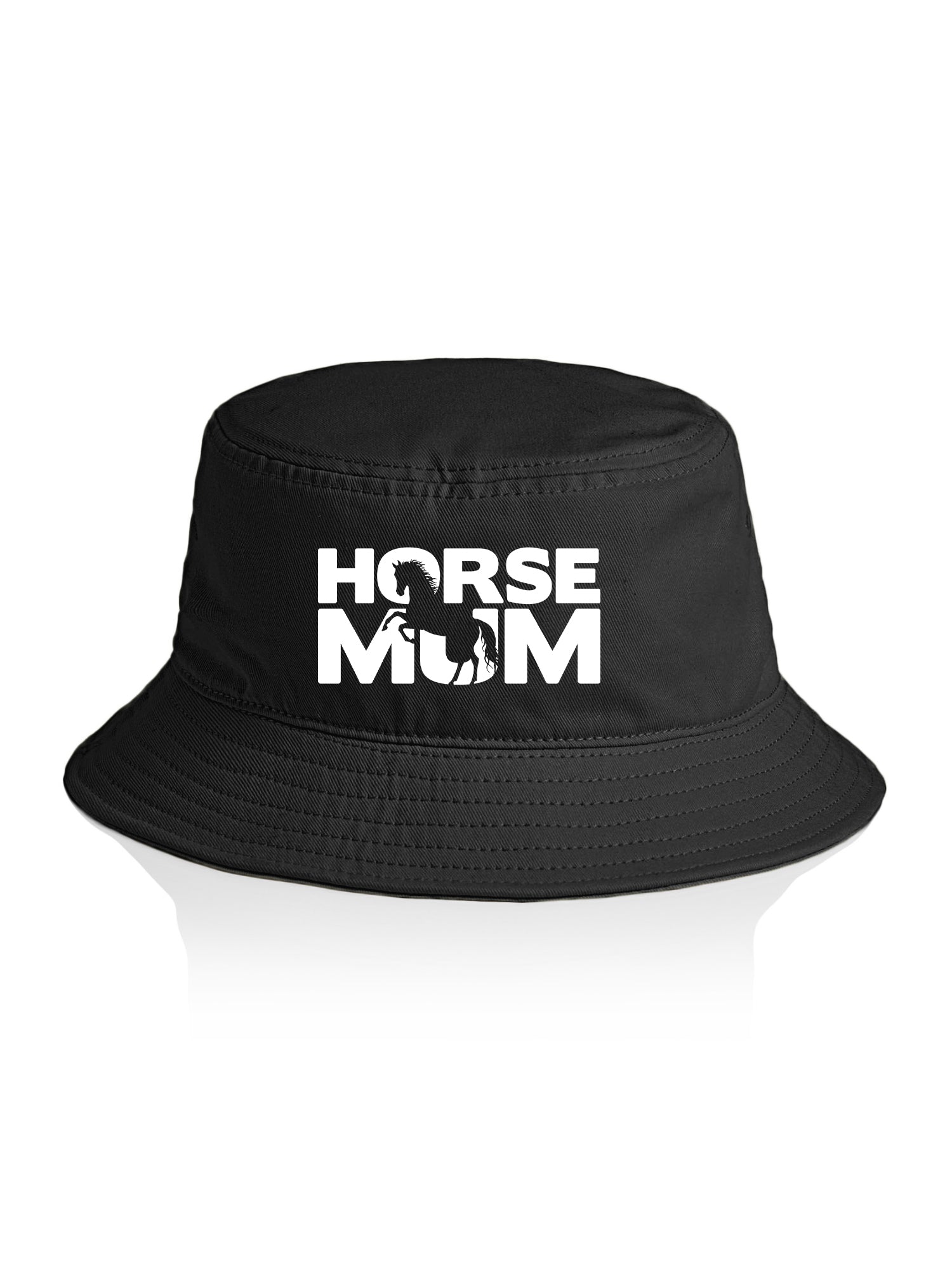 Horse Mum Silhouette Bucket Hat