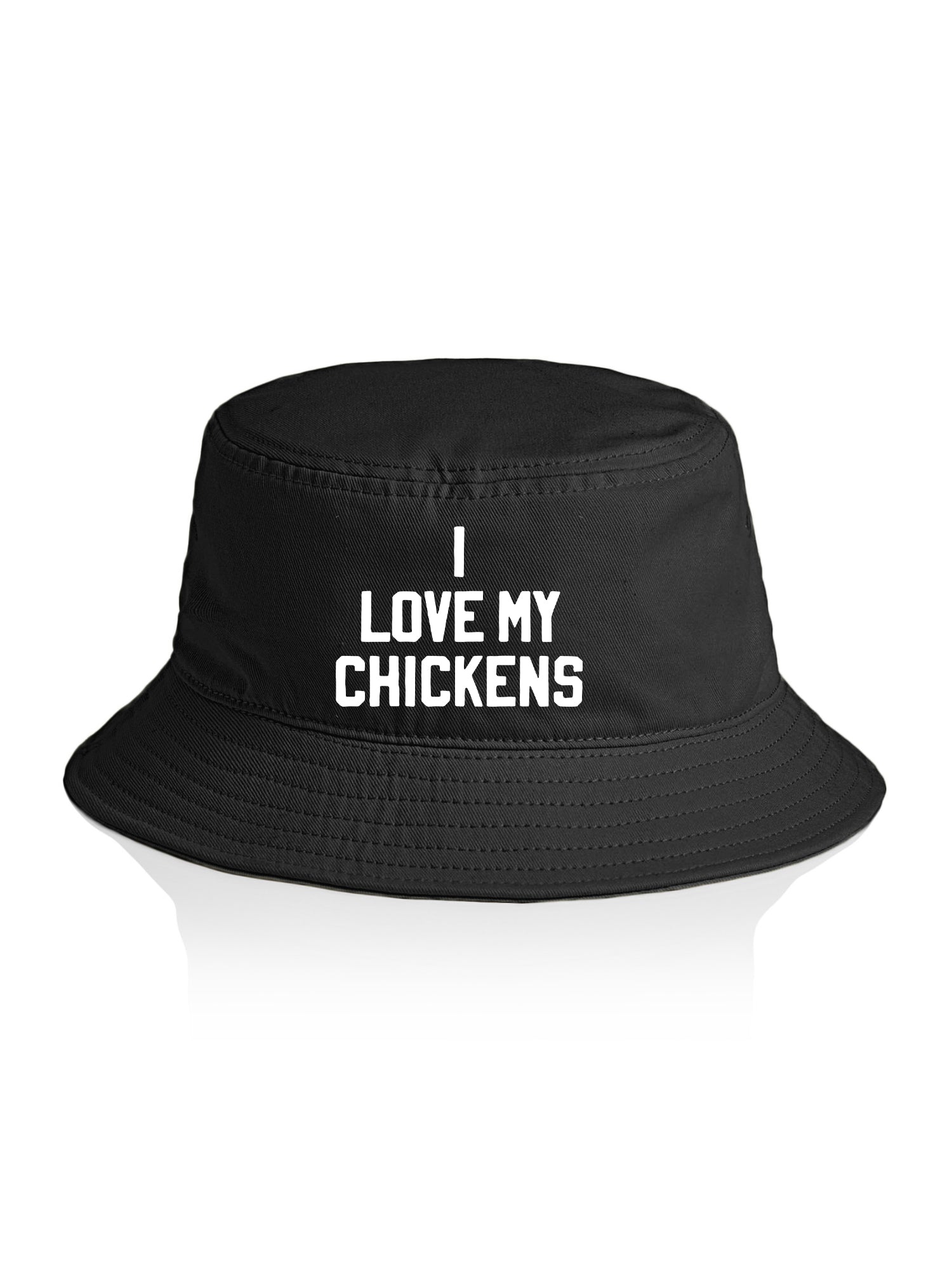 I Love My Chickens Bucket Hat