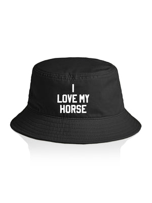 I Love My Horse Bucket Hat
