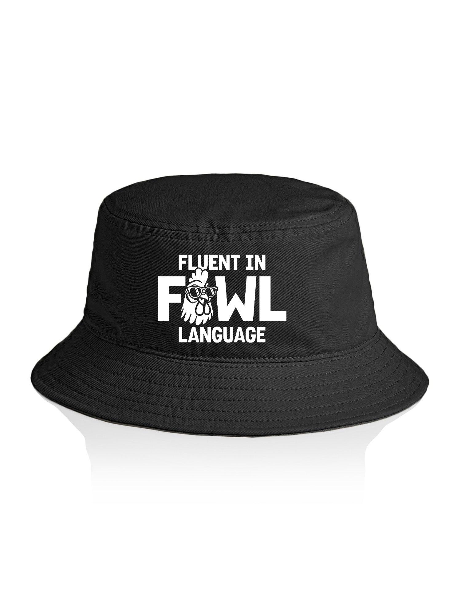 Fluent In Fowl Language Bucket Hat