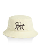 Cat Mum Silhouette Bucket Hat