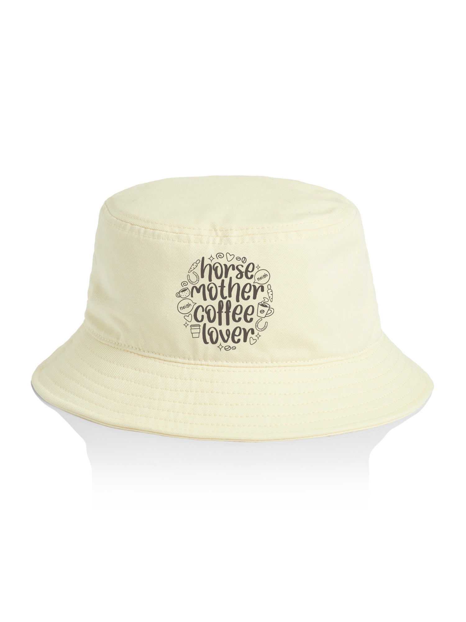 Horse Mother Coffee Lover Bucket Hat