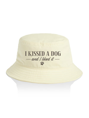 I Kissed A Dog And I Liked It Bucket Hat