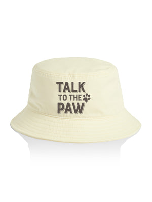 Talk To The Paw Bucket Hat