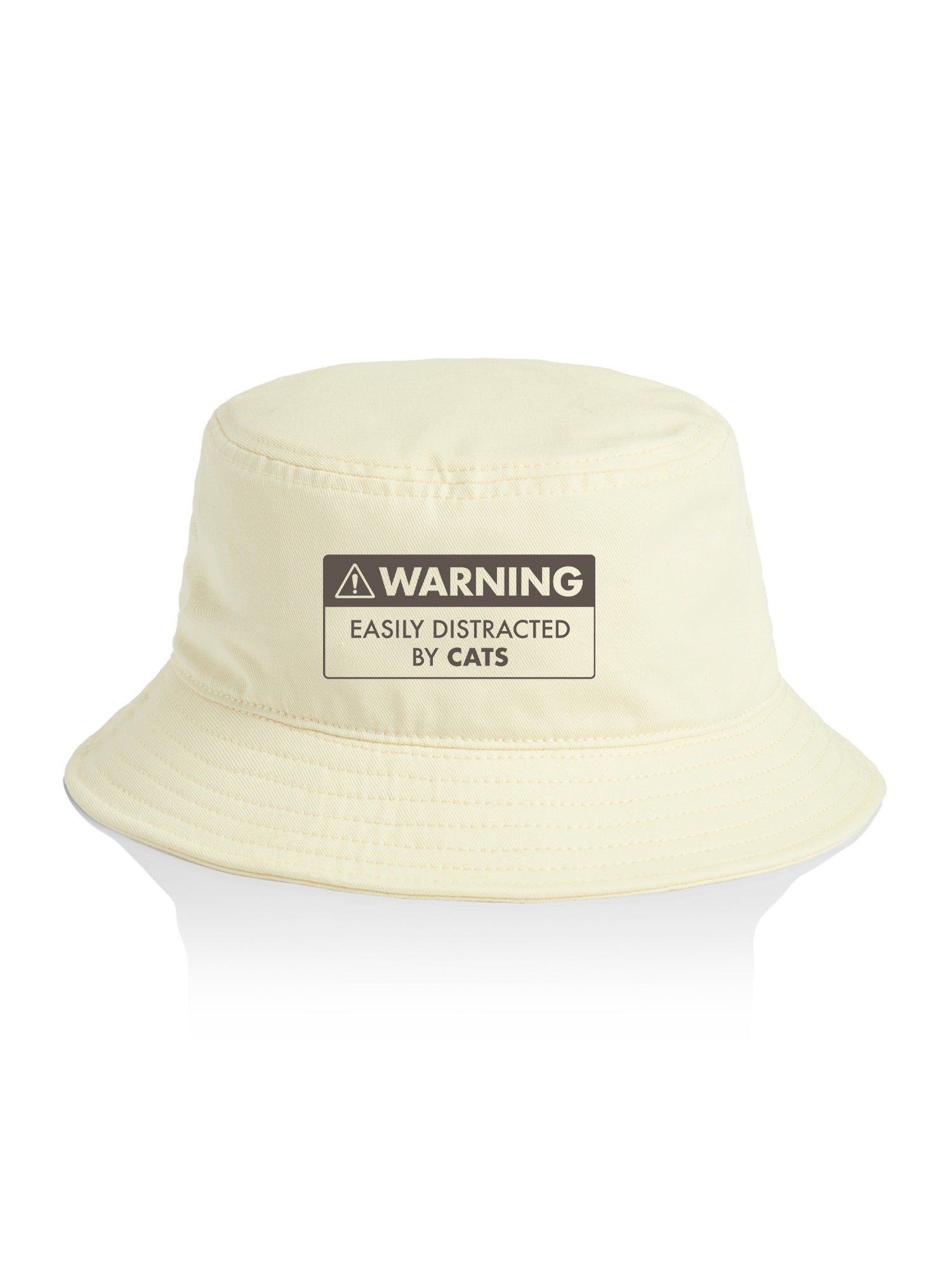 Warning Sign! Easily Distracted By... Customisable Bucket Hat
