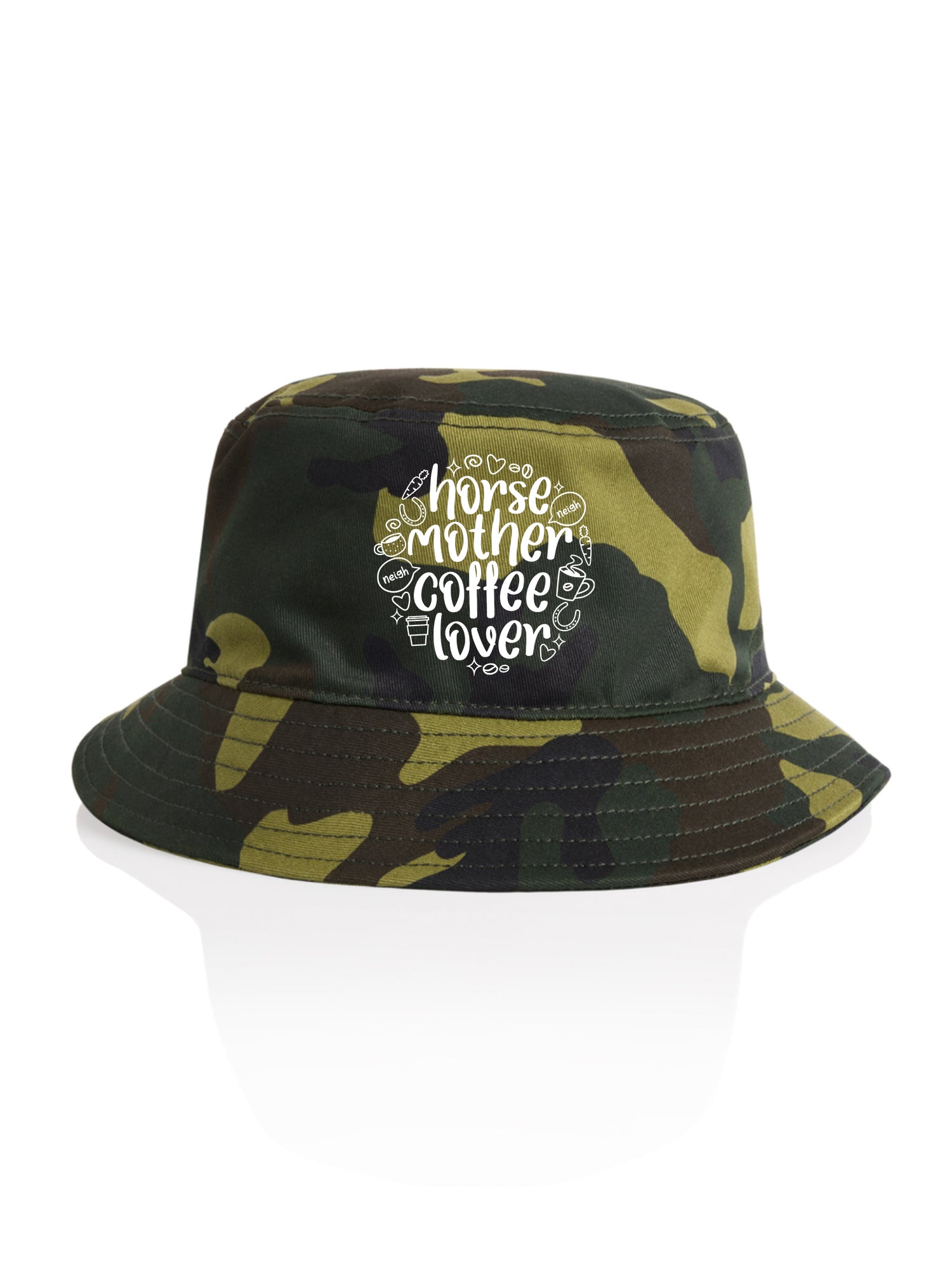 Horse Mother Coffee Lover Bucket Hat