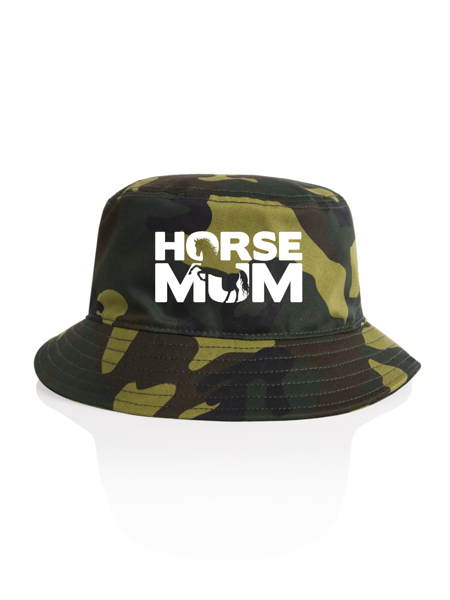 Horse Mum Silhouette Bucket Hat