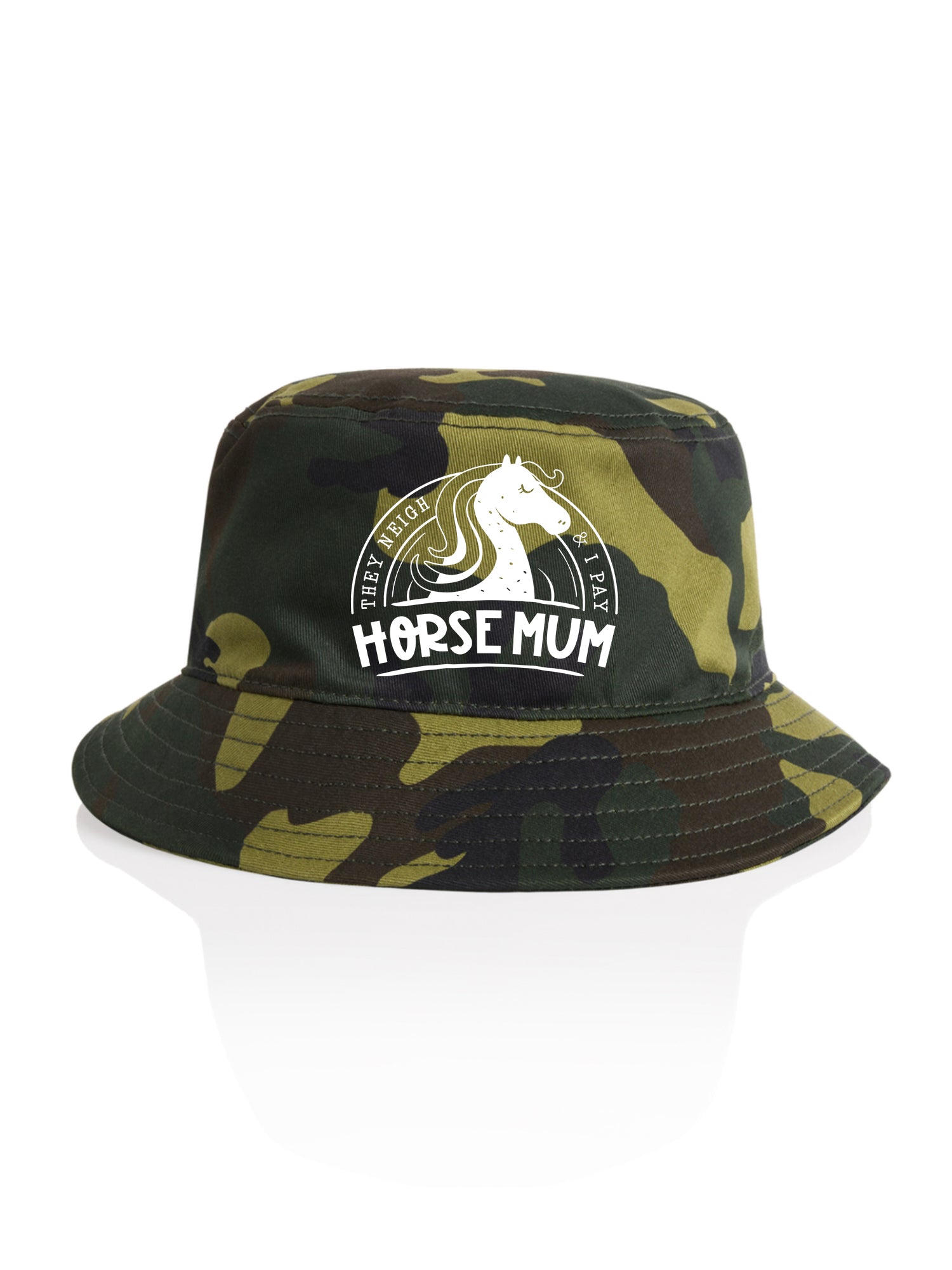 Horse Mum They Neigh I Pay Bucket Hat