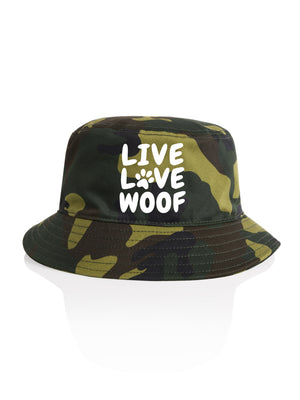 Live Love Woof Bucket Hat