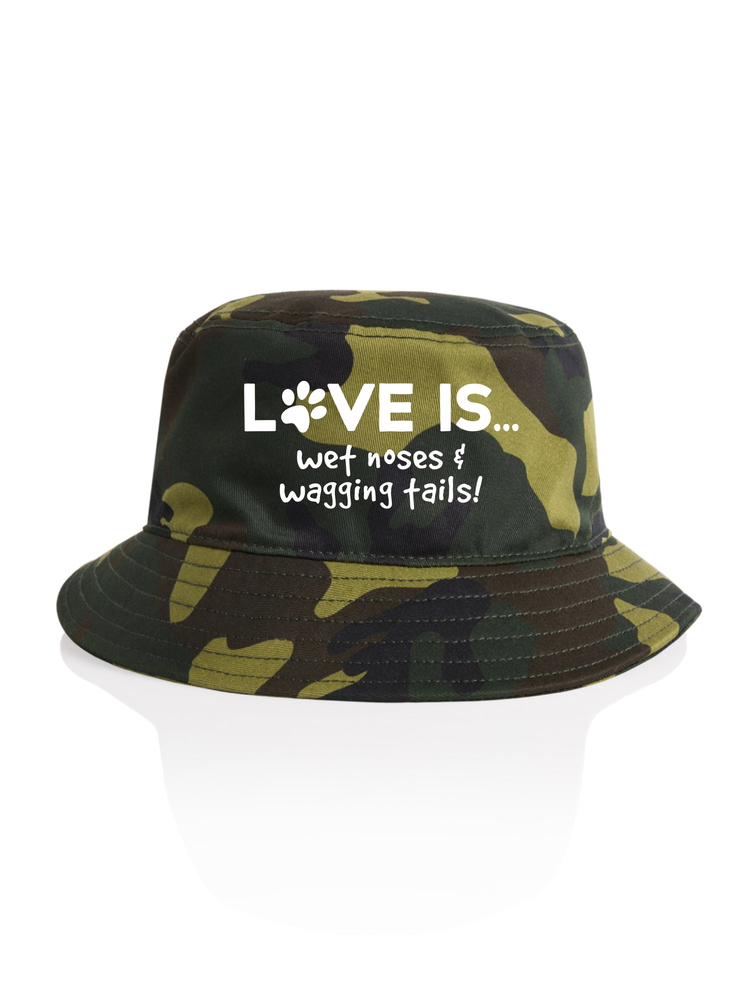 Love is...Wet Noses & Wagging Tails! Bucket Hat