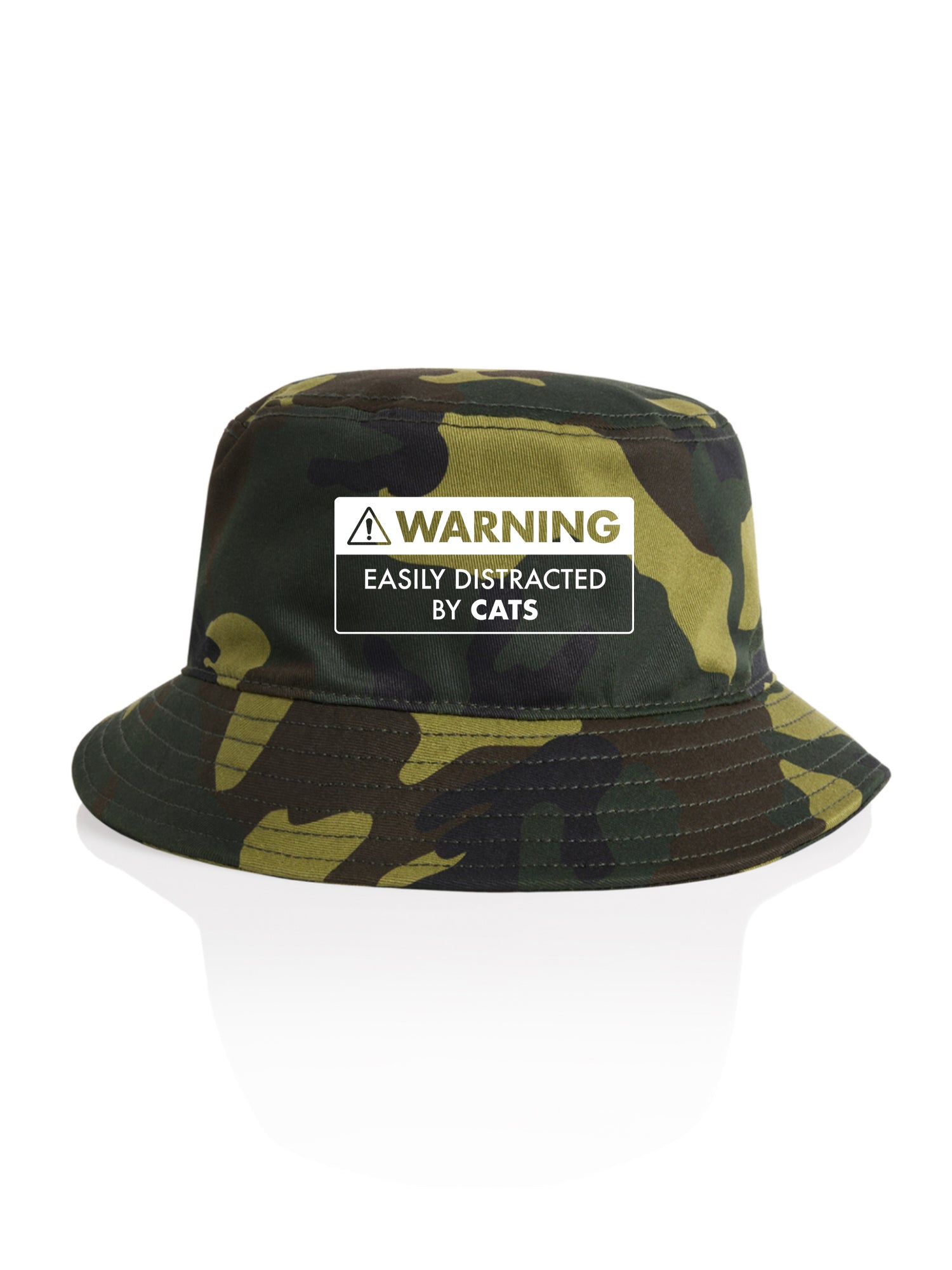Warning Sign! Easily Distracted By... Customisable Bucket Hat