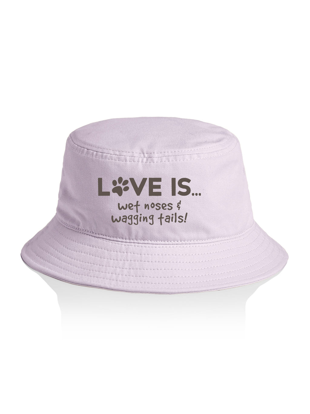 Love is...Wet Noses & Wagging Tails! Bucket Hat