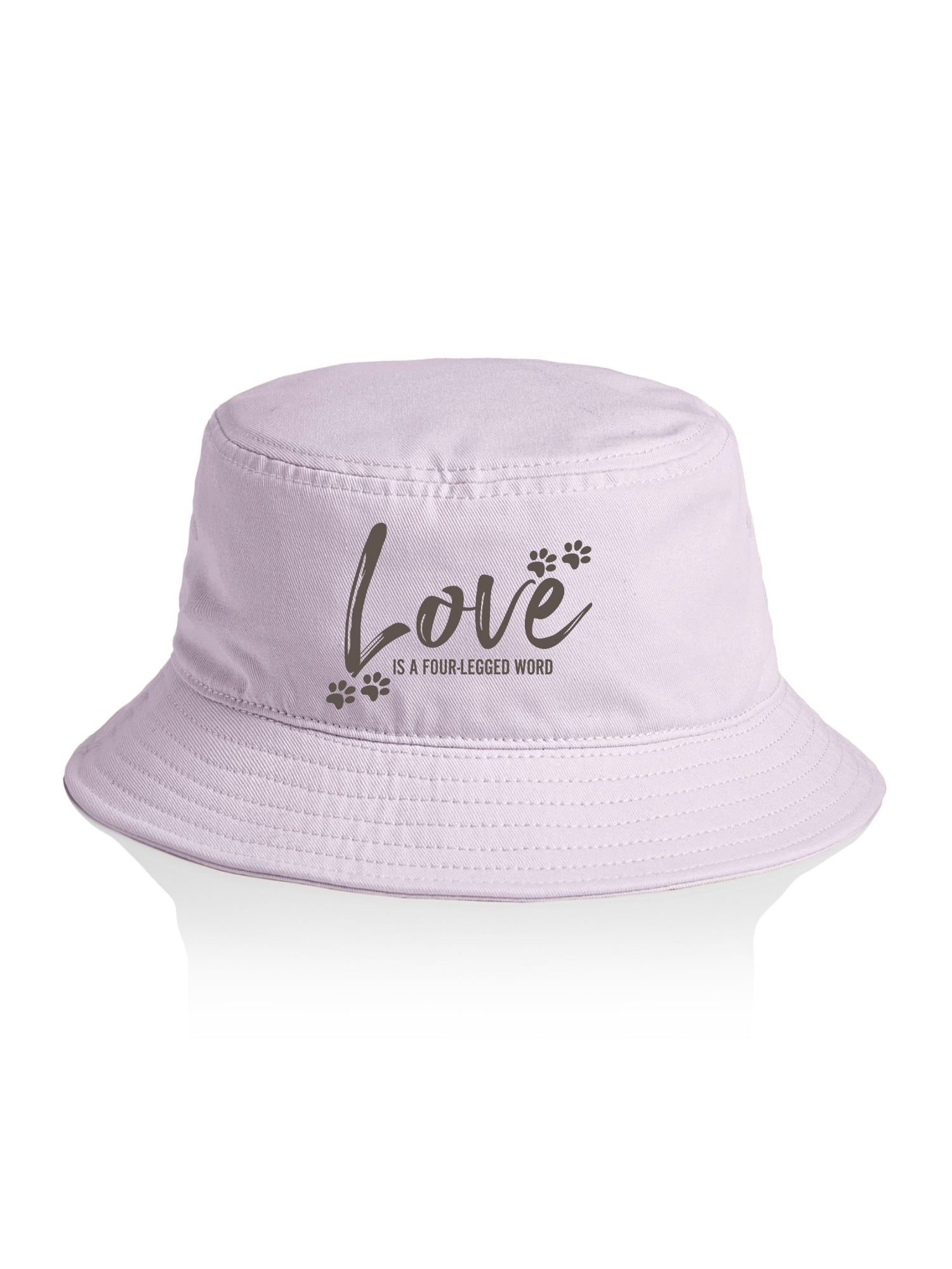 Love Is A Four-Legged Word Bucket Hat