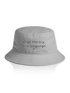 Dogs Are My Love Language Bucket Hat