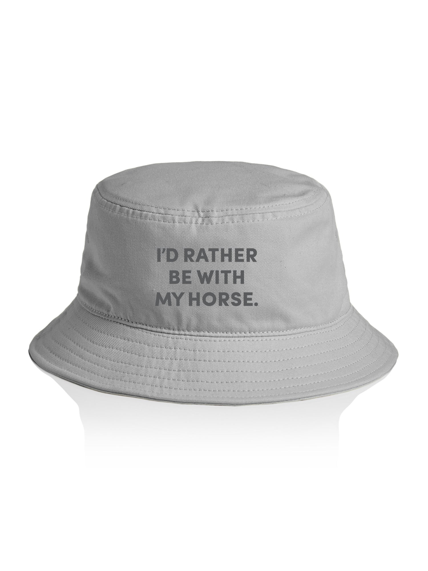 I'd Rather Be With My Horse. Bucket Hat