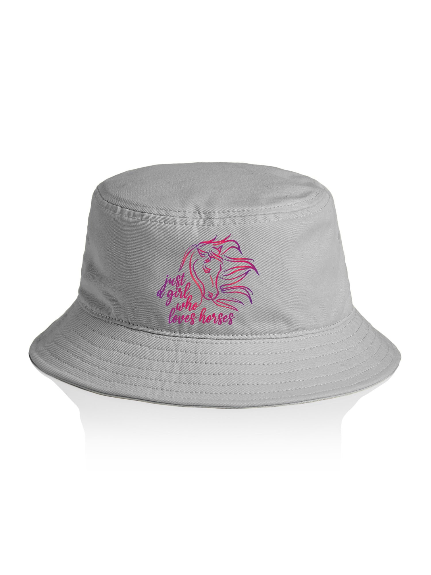 Just A Girl Who Loves Horses Bucket Hat