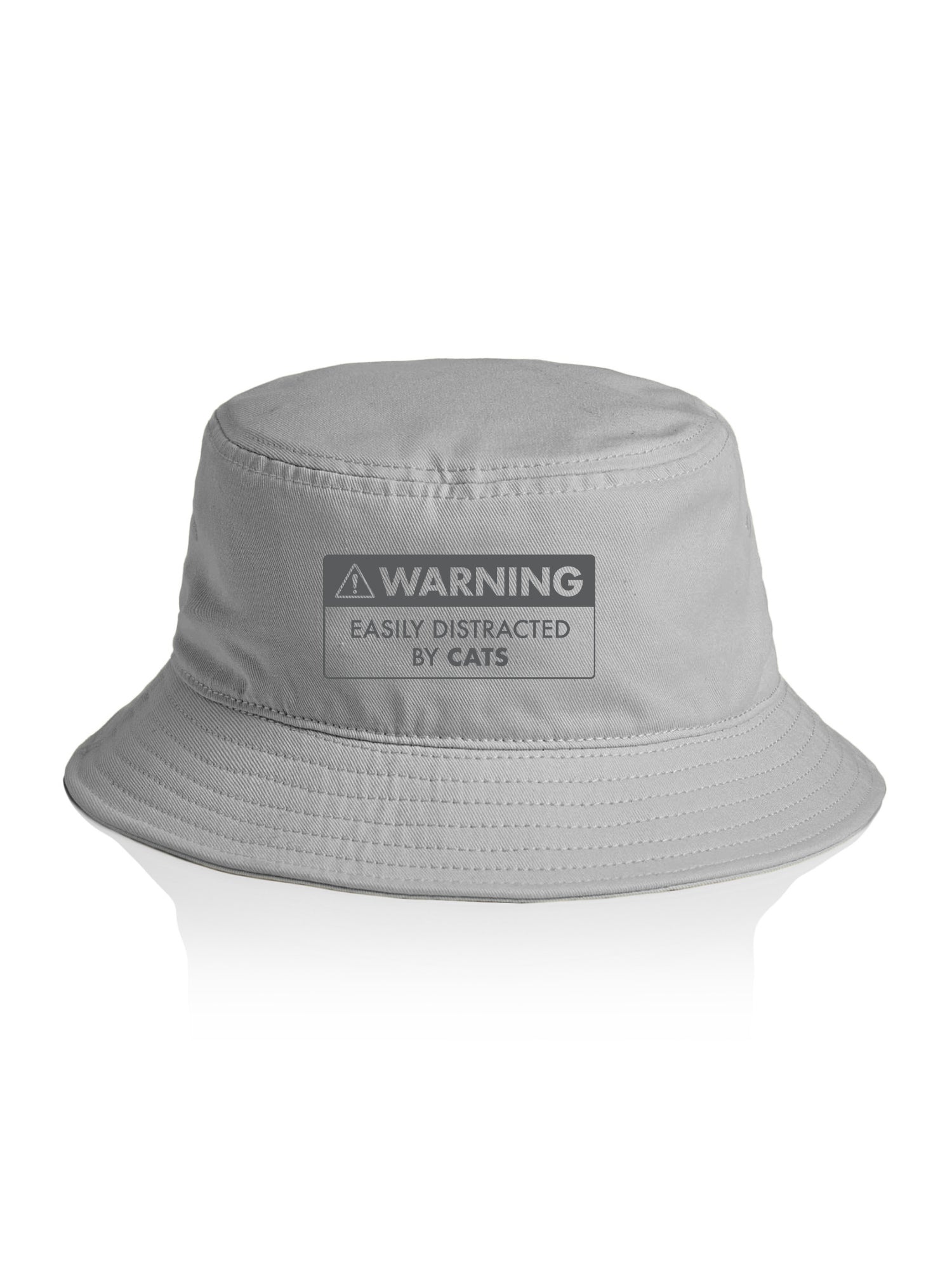 Warning Sign! Easily Distracted By... Customisable Bucket Hat