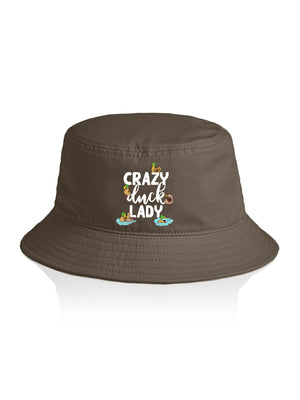 Crazy Duck Lady Bucket Hat