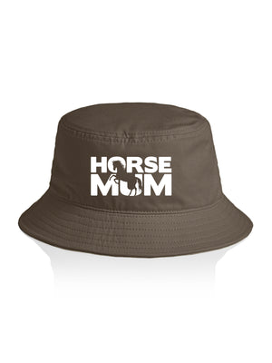 Horse Mum Silhouette Bucket Hat