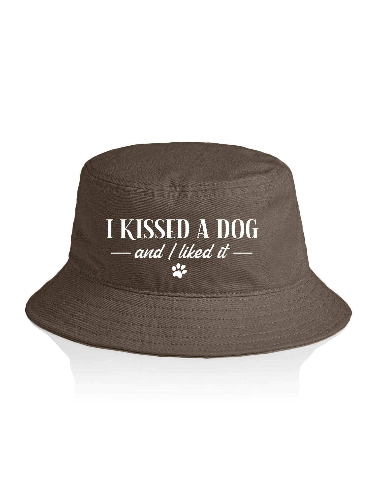 I Kissed A Dog And I Liked It Bucket Hat