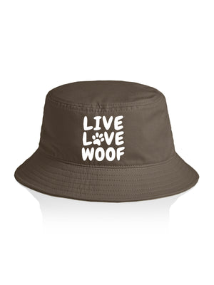 Live Love Woof Bucket Hat