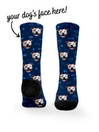 Custom Dog Face Dress Socks