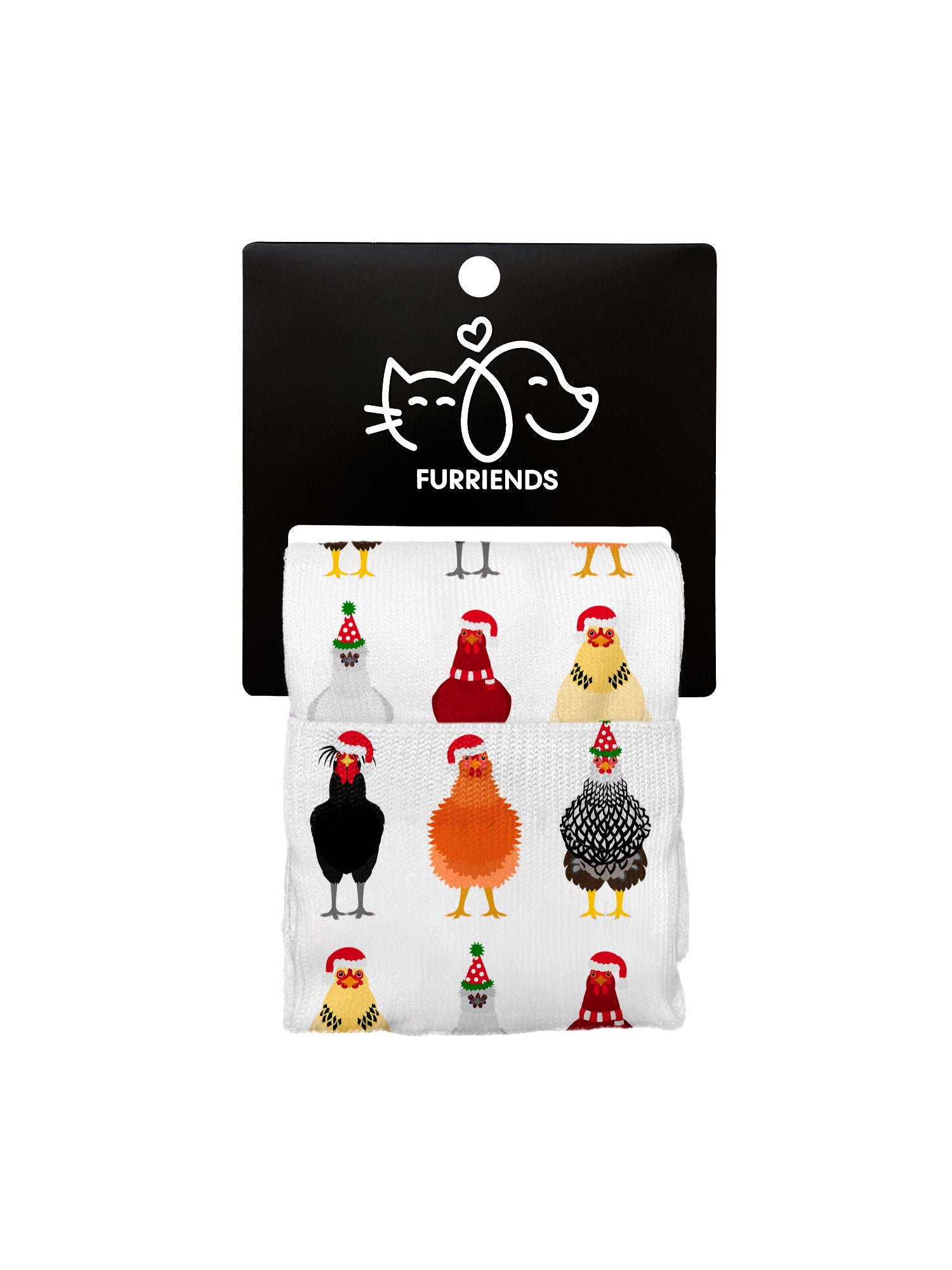 Merry Clucking Christmas Dress Socks