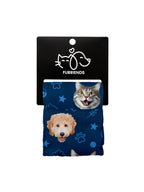 Custom Mixed Dog & Cat Face Dress Socks
