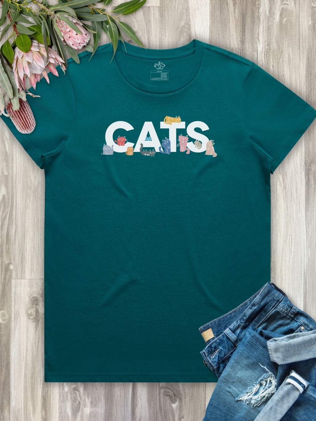 Cats Because People Suck Ava Women's Regular Fit Tee
