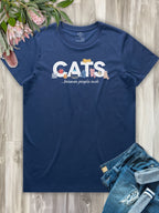 Cats Because People Suck Ava Women's Regular Fit Tee