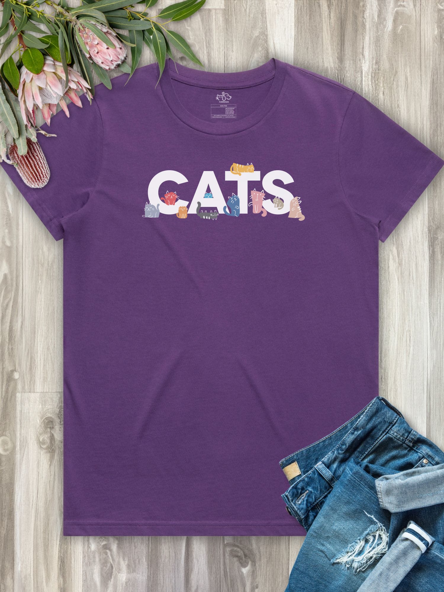 Cats Because People Suck Ava Women's Regular Fit Tee
