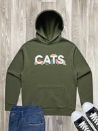 Cats Because People Suck Men's Comfort Hood