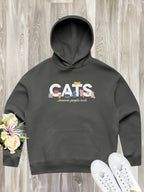 Cats Because People Suck Women's Comfort Hood