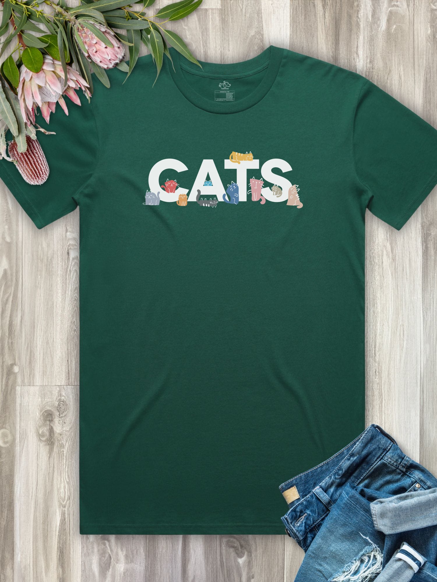 Cats Because People Suck Essential Unisex Tee