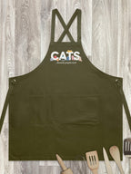 Cats Because People Suck Jarrah Crossback Apron