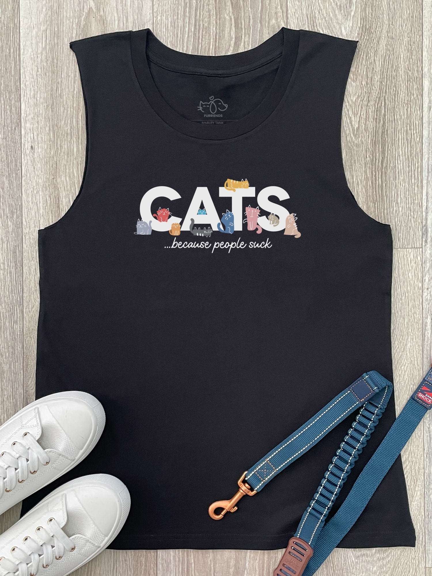 Cats Because People Suck Marley Tank