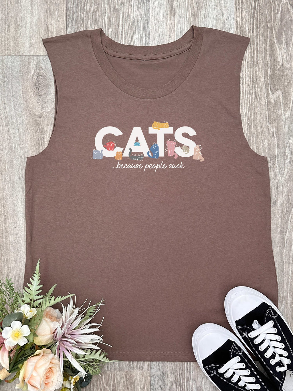 Cats Because People Suck Marley Tank