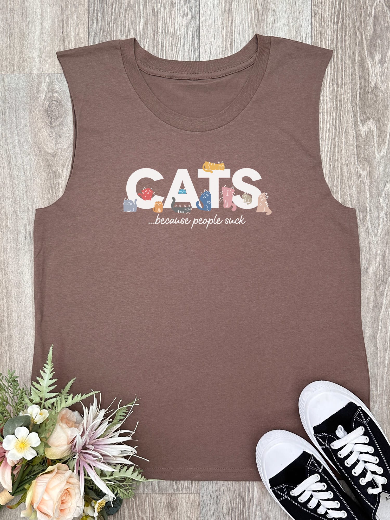 Cats Because People Suck Marley Tank