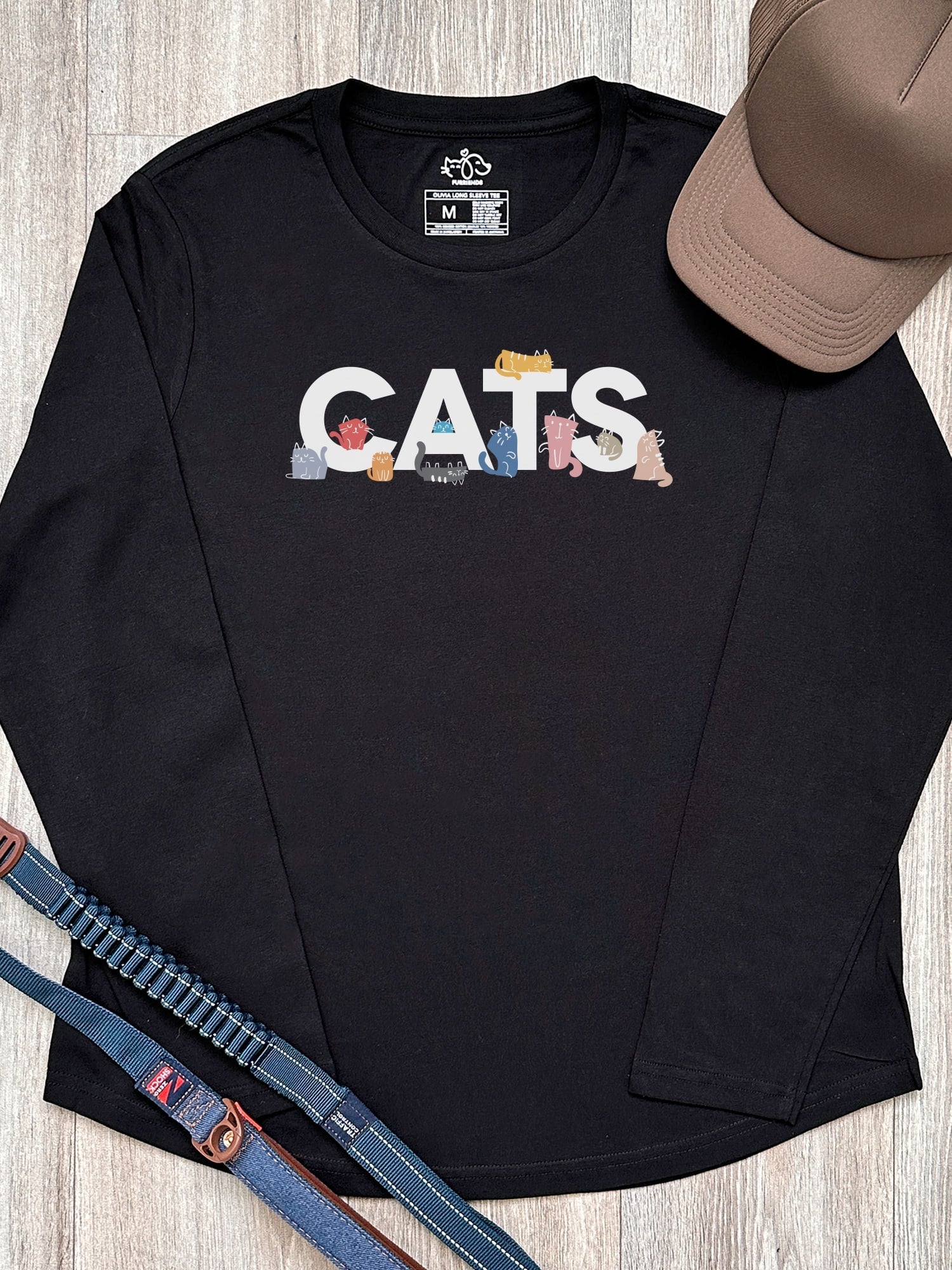 Cats Because People Suck Olivia Women's Long Sleeve Tee