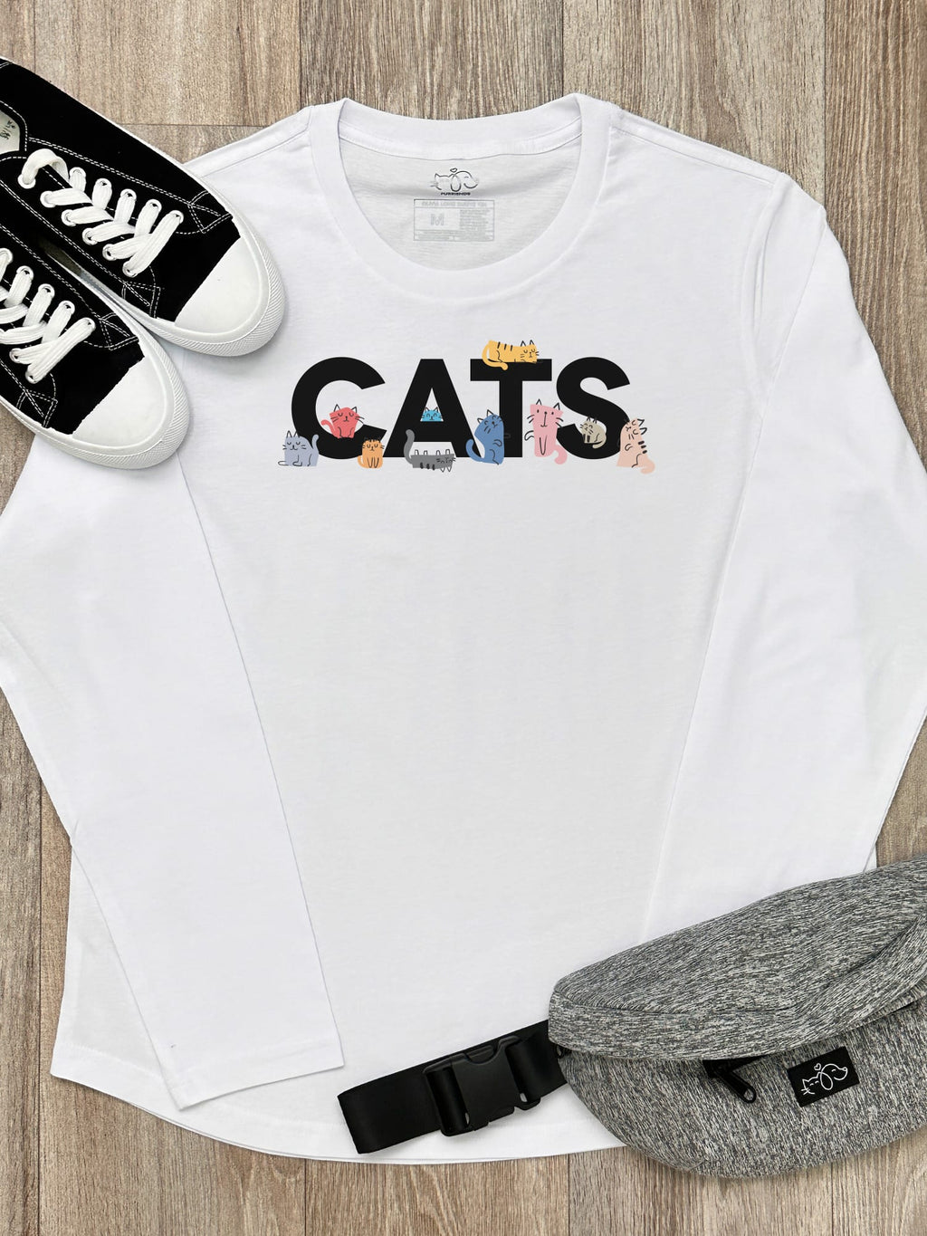 Cats Because People Suck Olivia Women's Long Sleeve Tee