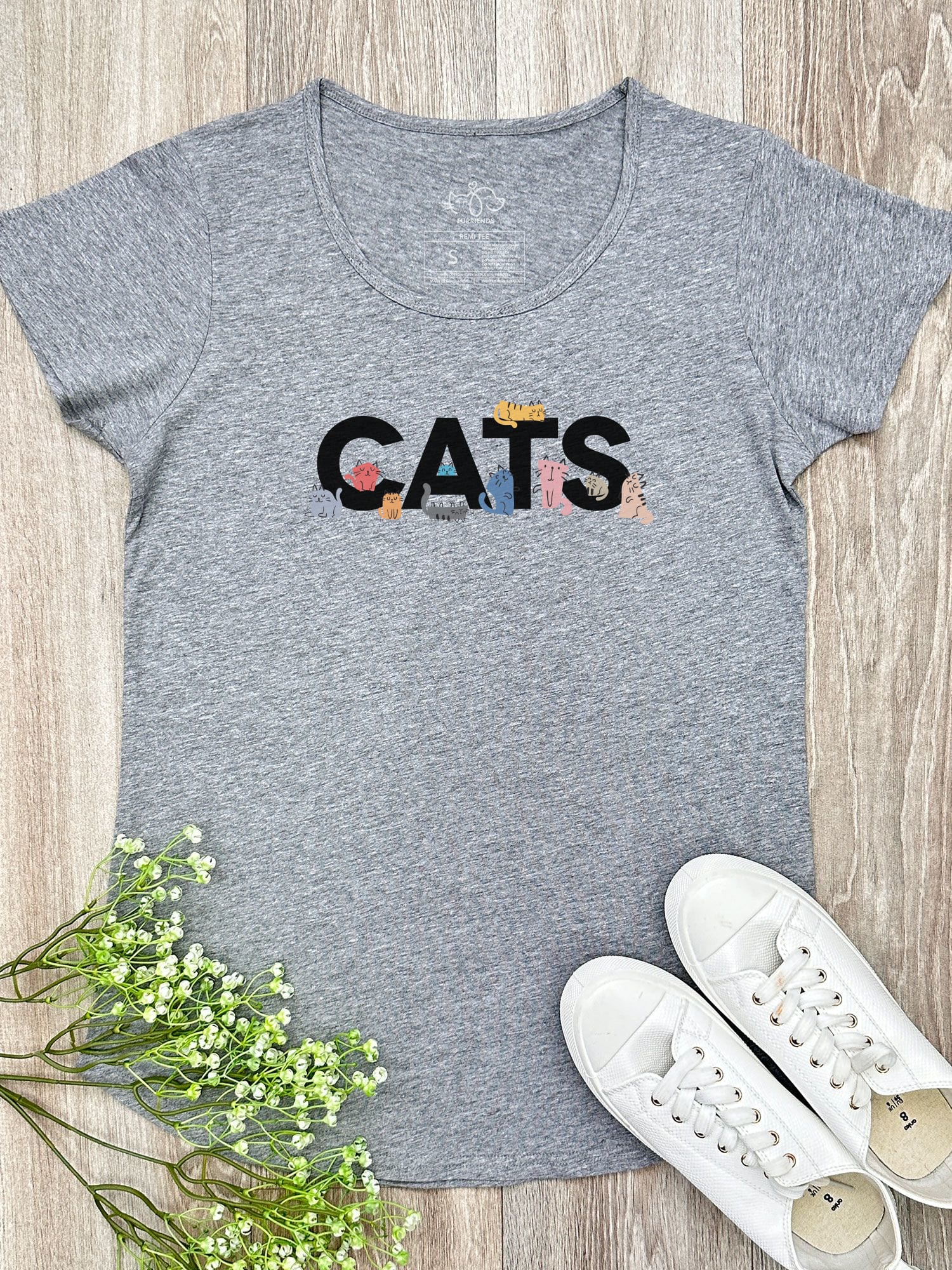 Cats Because People Suck Remi Women's Scoop Neck Tee