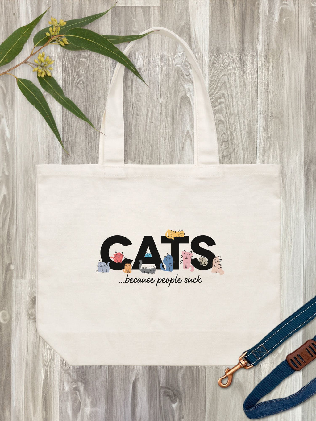 Cats Because People Suck Stella Tote