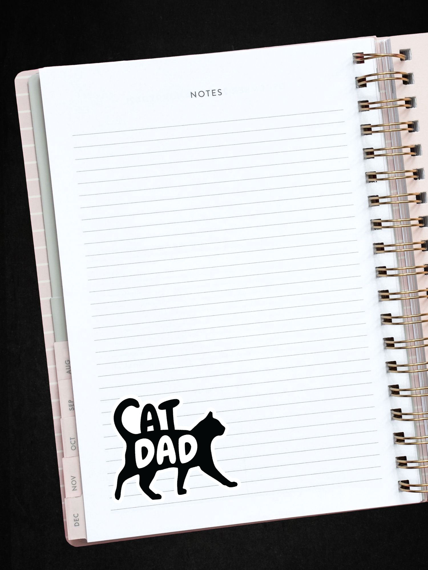 Cat Dad Sticker Pack