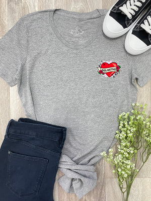Dog Mother Heart Tattoo Chelsea Slim Fit Tee